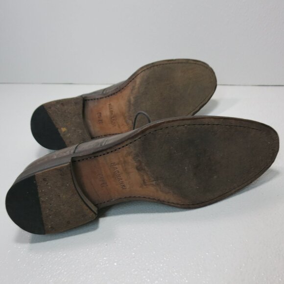 Magnanni Wing Tip Leather Dress Oxfords Men's Footwear Shoes Derby Spain Sz 8.5 - Picture 3 of 7